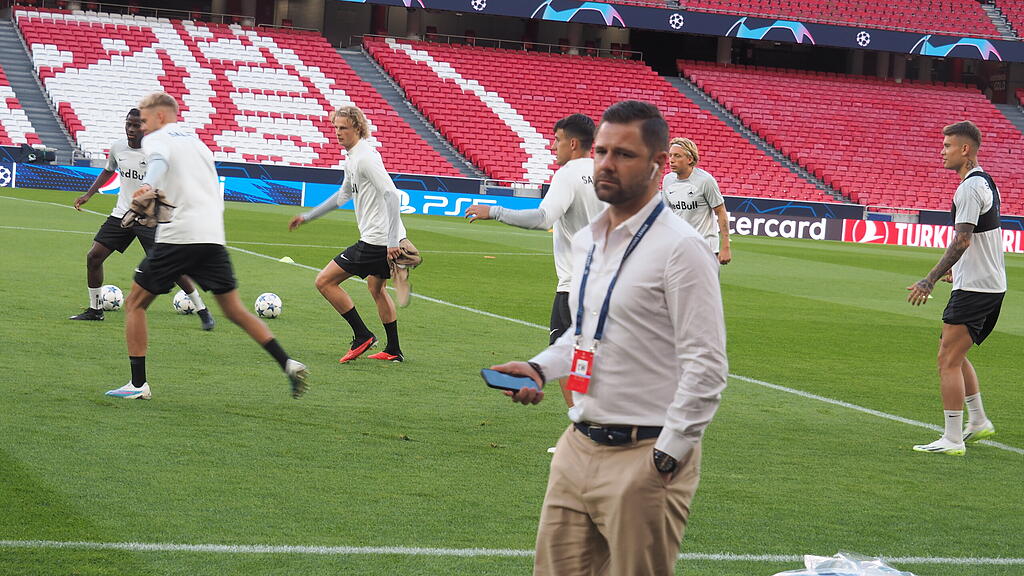 Red Bull Salzburg, Training, Benfica Lissabon, Bernhard Seonbuchner