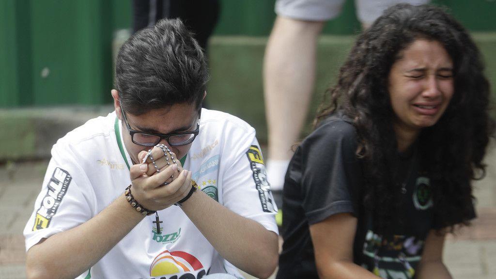 Chapecoense-Fans trauern