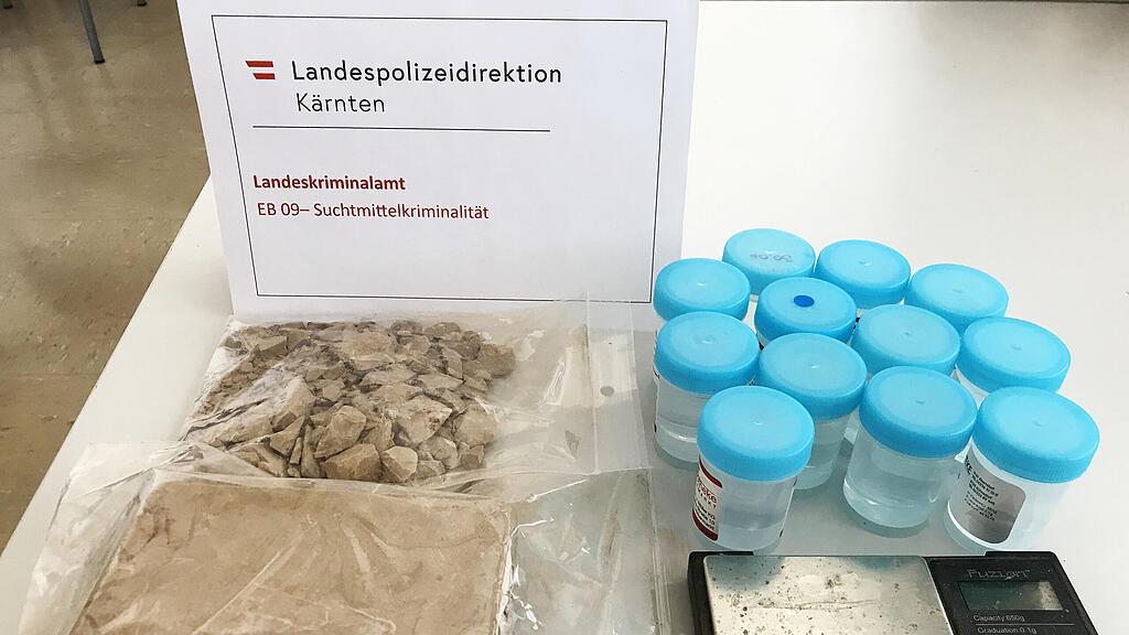 Heroinfund in Klagenfurt