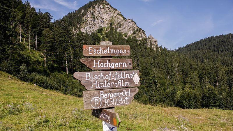 Wanderung zur Bischofsfellnalm