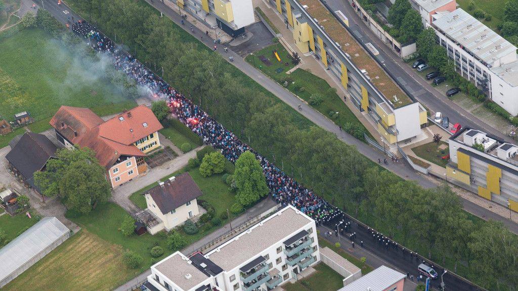 Europa League: Polizeieinsatz