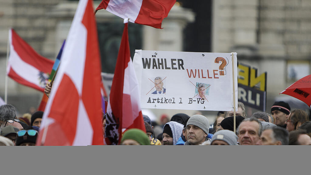 Demo am Heldenplatz