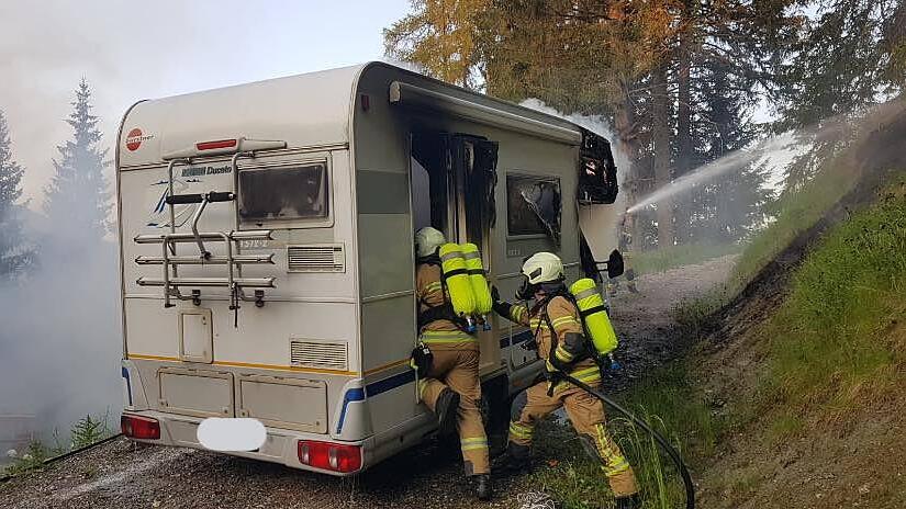 Wohnmobil-Brand St. Michael