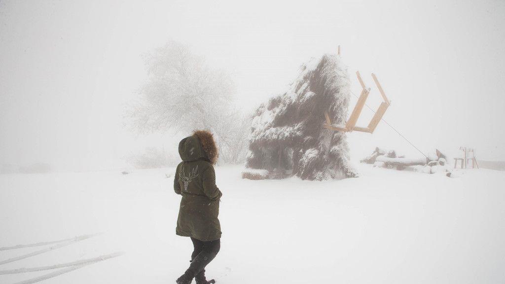 Schnee am Gaisberg