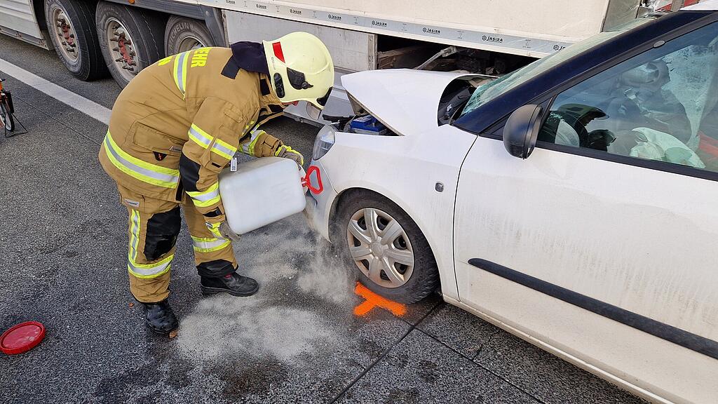 Unfall auf A10 bei Hallein