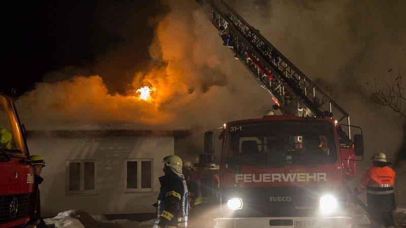 Wohnhaus in Brand