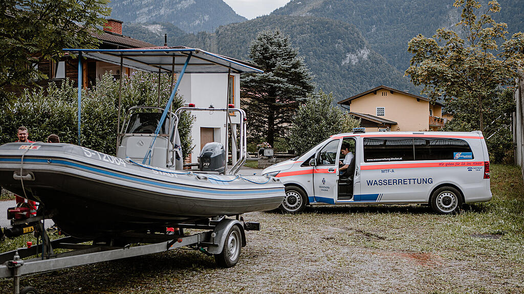 Wasserrettung, Golling, Salzach