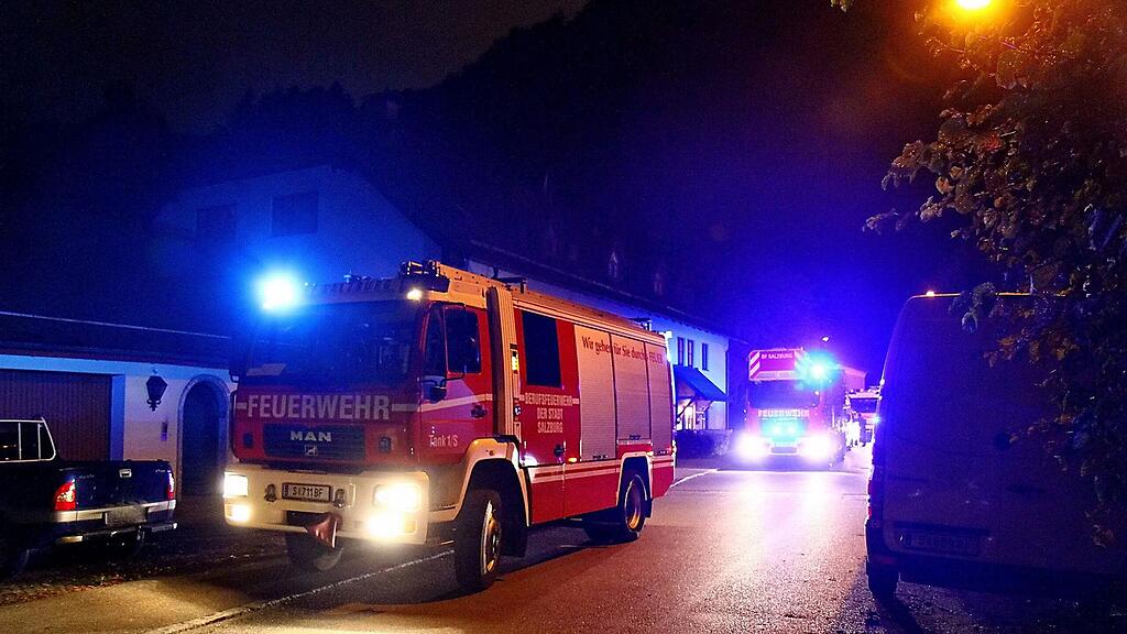 Feuerwehreinsatz in der Fürbergstraße.