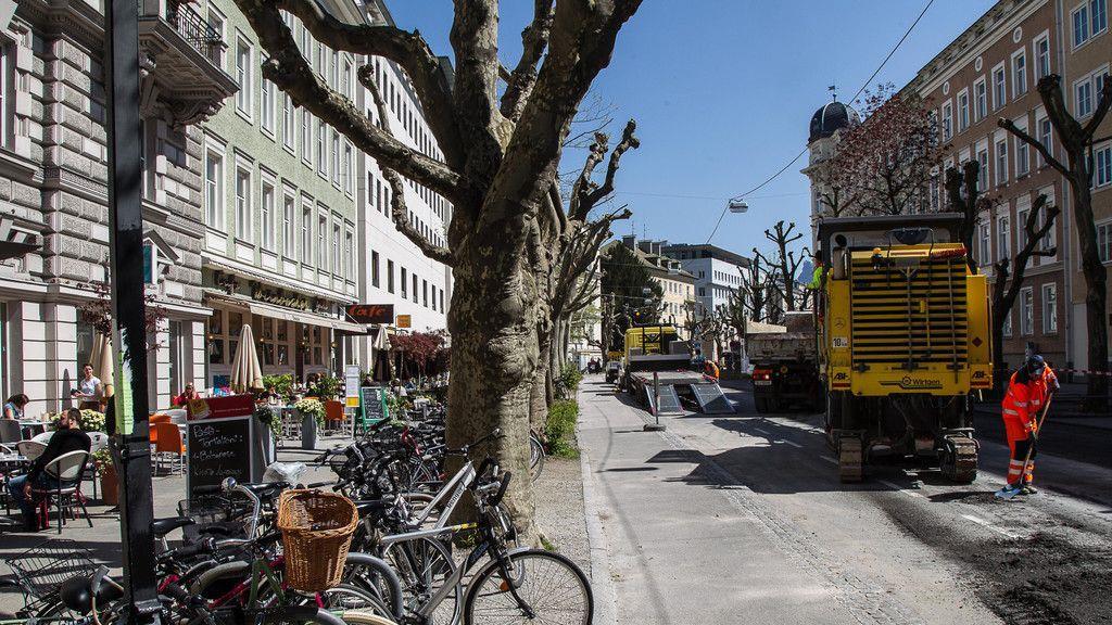 Bauarbeiten Franz-Josef-Straße