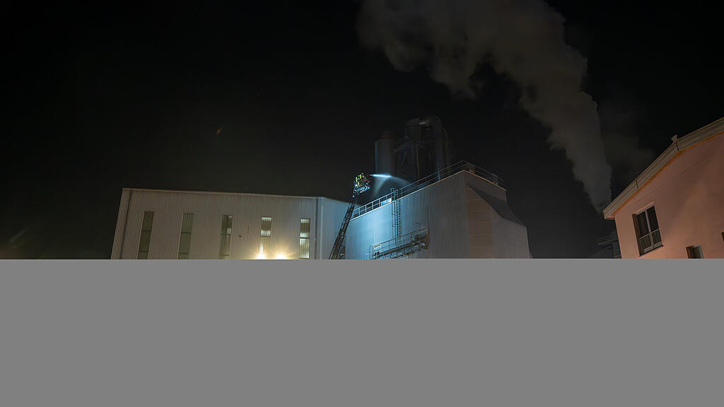 Brand bei Kaindl in Wals I