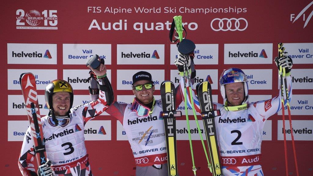 Marcel Hirscher feiert mit Silber im RTL seine dritte WM-Medaille in Vail.