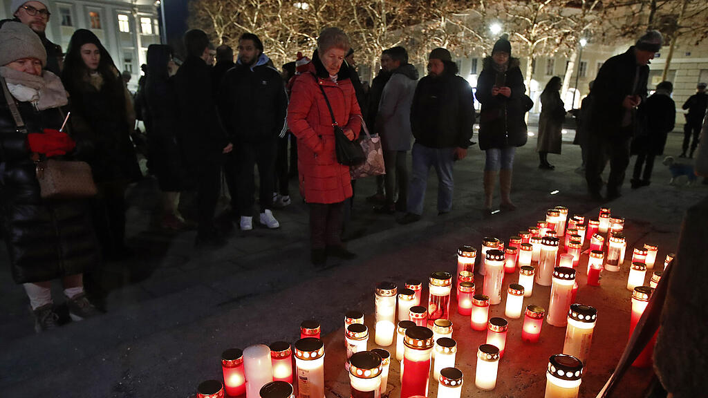 Trauer-Kundgebung in Klagenfurt
