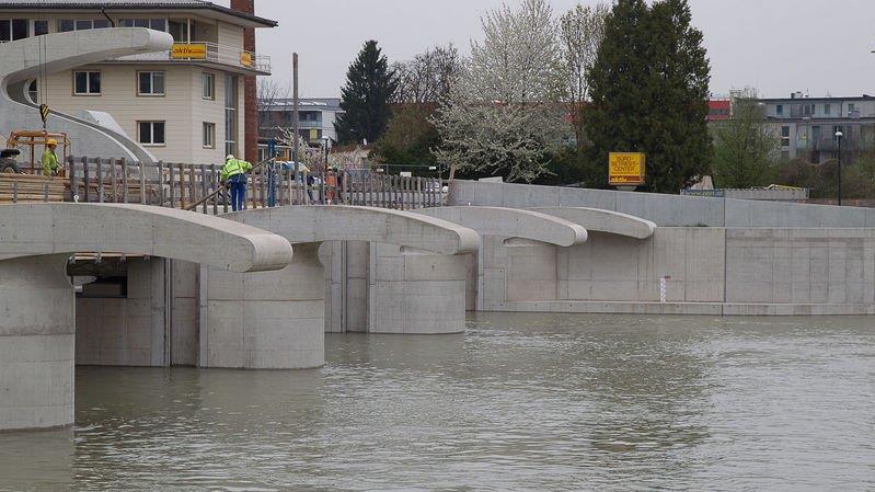 Aufstauung hat begonnen