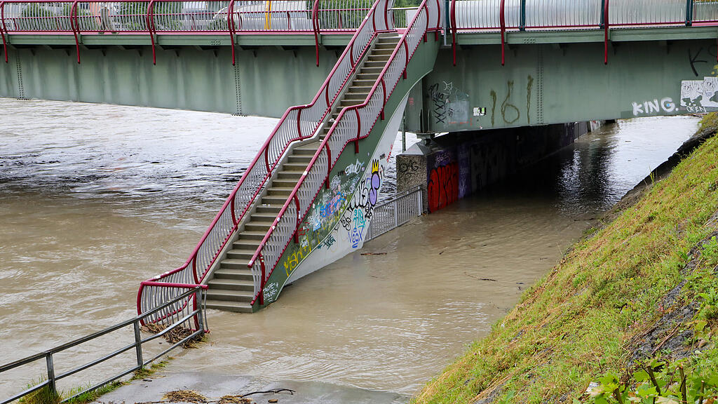 Radunterführungen entlang der Salzach gesperrt
