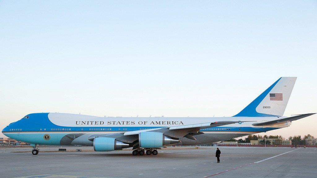 Die Air Force One in Aktion