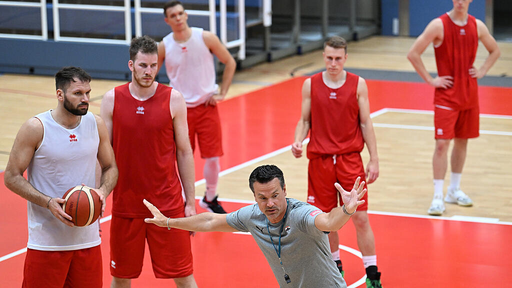 Basketballnationalteam in Salzburg