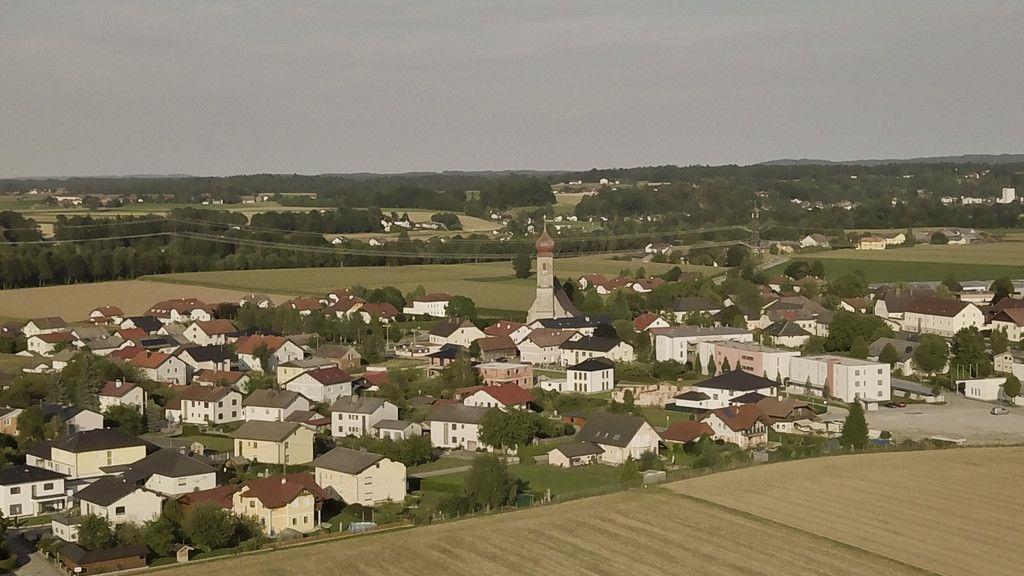 Unfallstelle in Burgkirchen