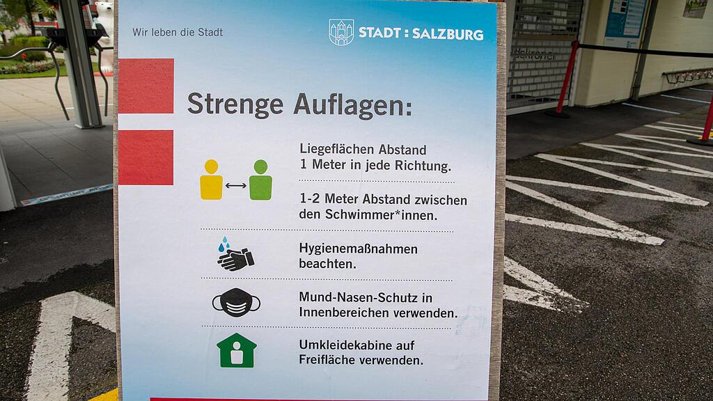 Erste Badeg\u00e4ste im Lepi