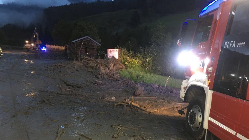 Das Unwetter verursachte in Großarl schwere Schäden.