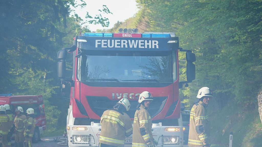 Feuerwehrübung in Guggenthal
