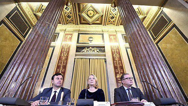 Ausschussvorsitzende Hofer, Bures und Kopf (von links nach rechts)
