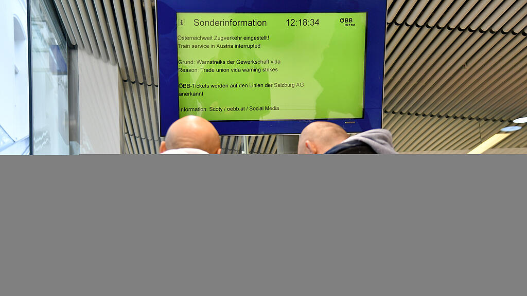 Bahnstreik Salzburg