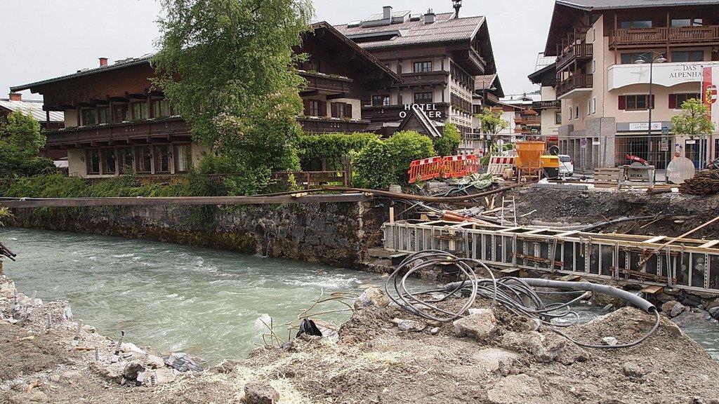 Brückenbau in Kaprun