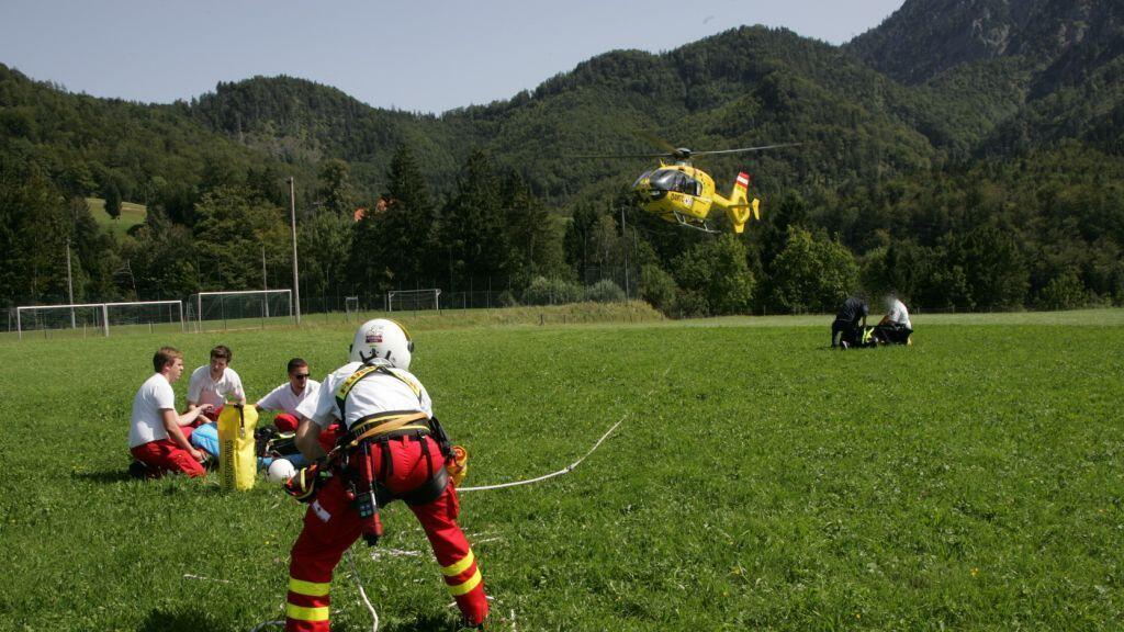 Die Rettung der verletzten Deutschen aus der Strubklamm gestaltete sich aufwendig.