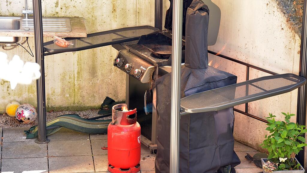 Gasflaschenbrand in Grödig