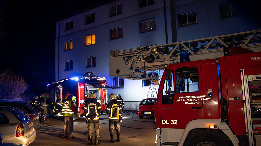 Brand-Alarm in Liefering