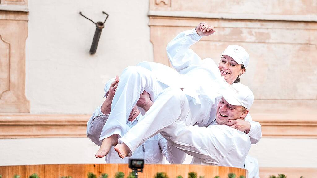 Der traditionelle Metzgersprung in Salzburg