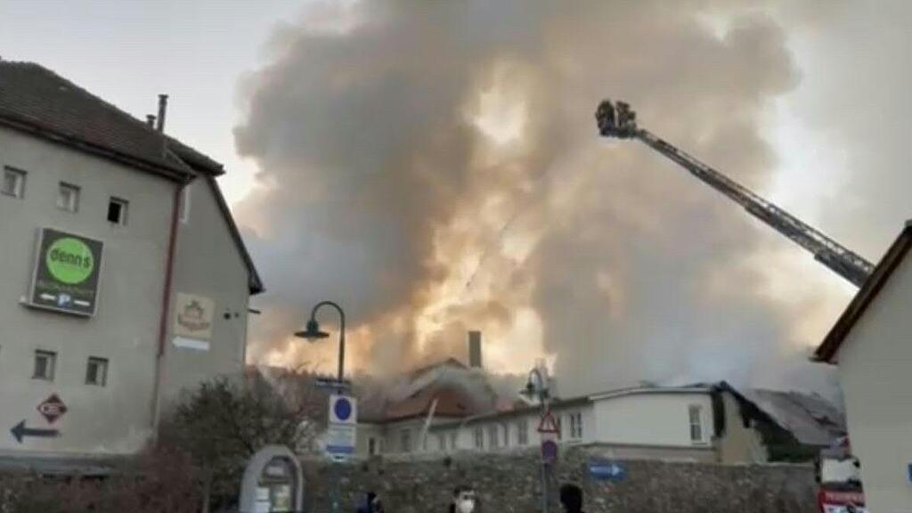 Brand im Zentrum von Perchtoldsdorf