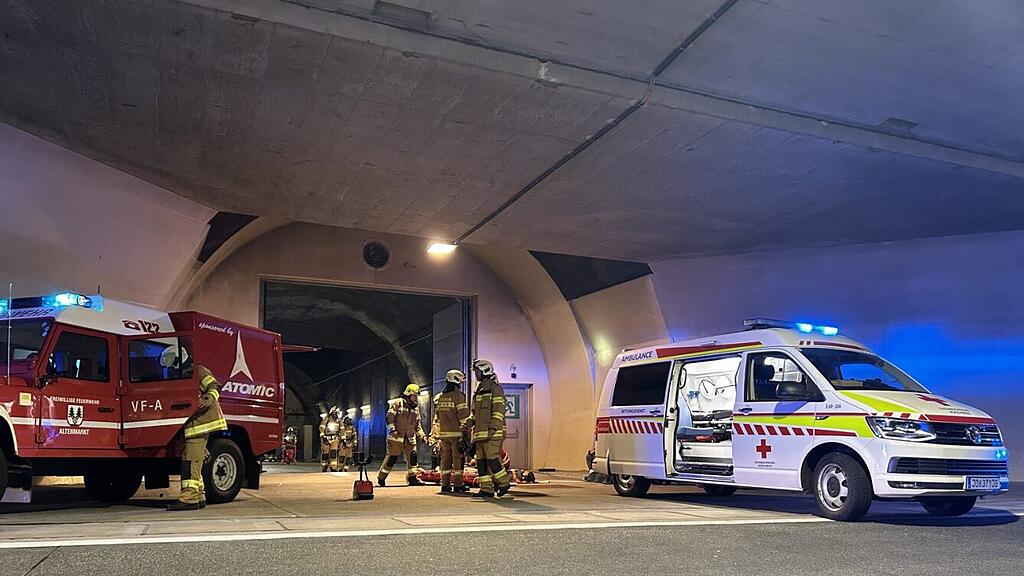 Übung Tauerntunnel