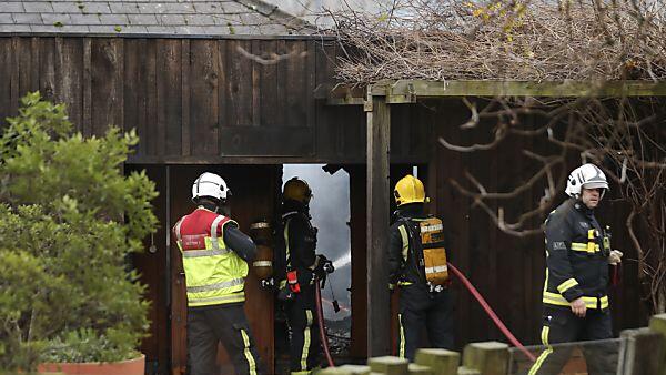 Die Feuerwehr hatte den Brand schnell unter Kontrolle
