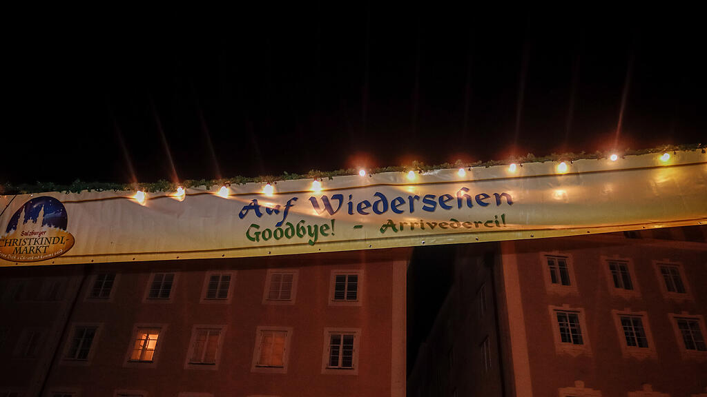 Salzburger Christkindlmarkt - Er\u00f6ffnung