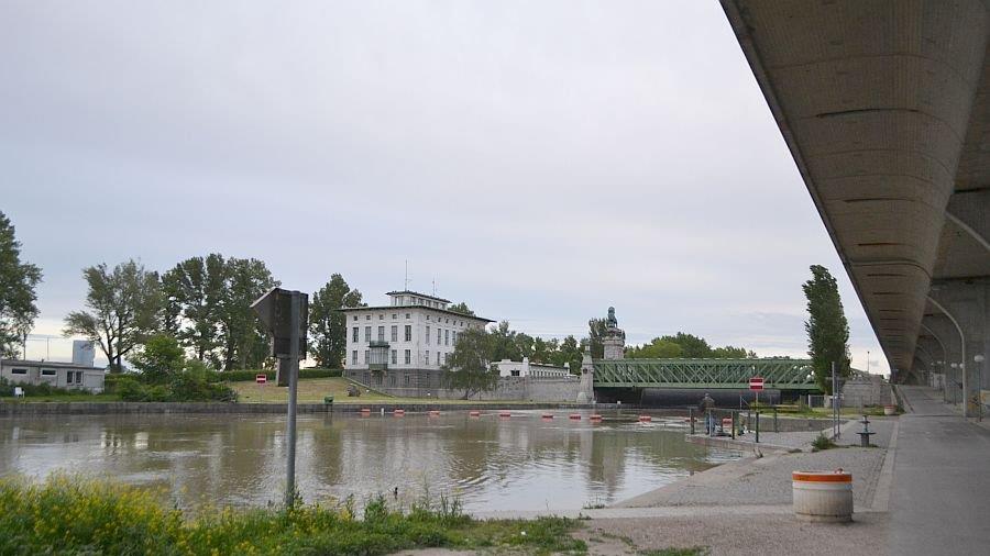 Leserreporter: Hochwasser in Wien-Döbling (Donau bei Nussdorf)