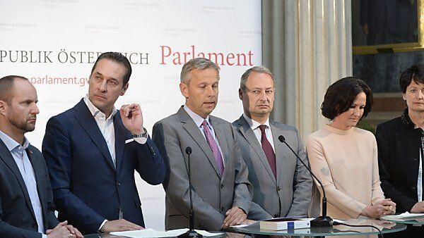 Gemeinsame Erklärung der Klubchefs im Parlament