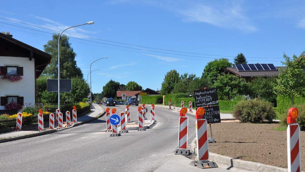 St2103 zwischen Piding und Anger komplett gesperrt