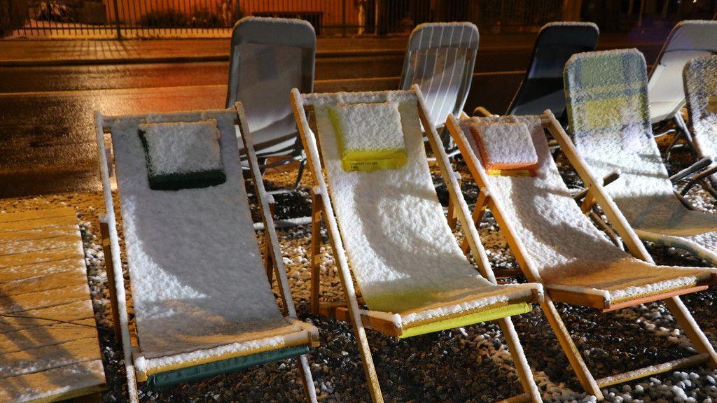 Wintereinbruch in der Mozartstadt