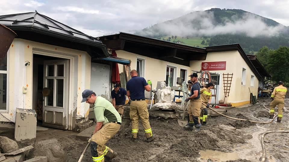 Uttendorf, Feuerwehr, Einsatz, Aufräumarbeiten