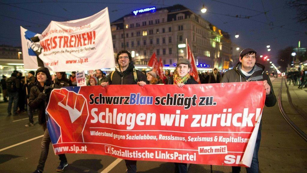 Proteste beim Akademikerball