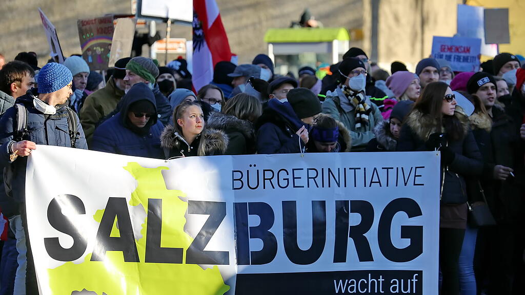 MFG-Kundgebung in Salzburg