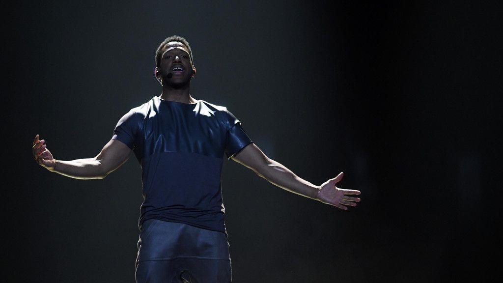 Cesar Sampson beim ESC