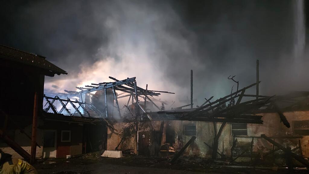 Brandeinsatz Lungauer Feuerwehren Rennweg