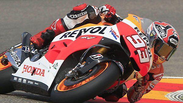 Marquez eine Hundertstel schneller als Lorenzo