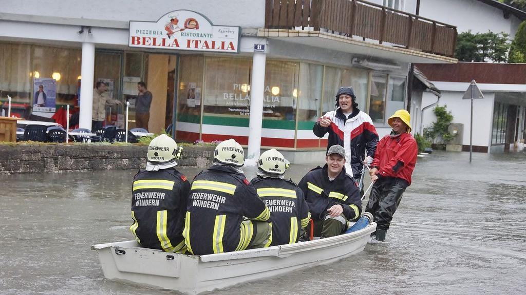 Hochwasser in Gmunden