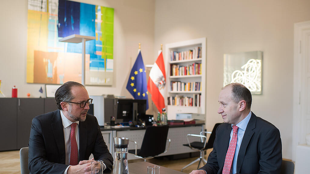 Schallenberg und ukrainischer Botschafter