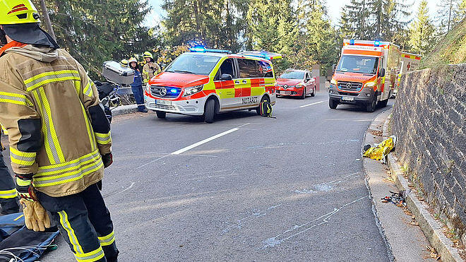 Unfall auf Rossfeldstraße