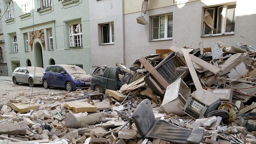 Wien, Wieden, Einsturz, Explosion