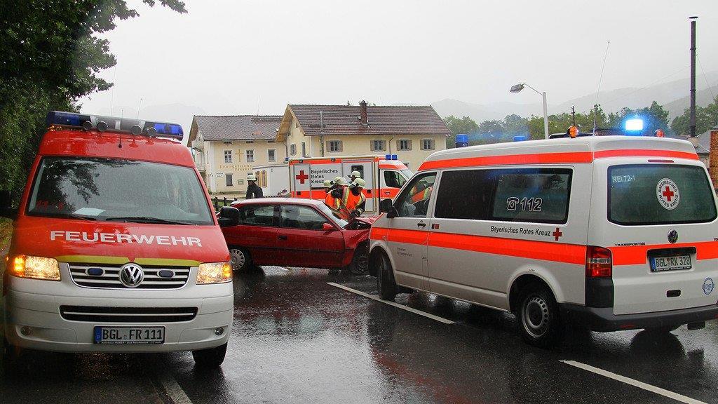 Frontalcrash auf B21